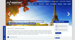Desktop Screenshot of negotreal.sk